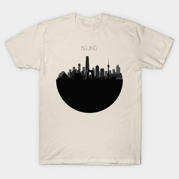 Beijing Skyline T-Shirt by inspirowl